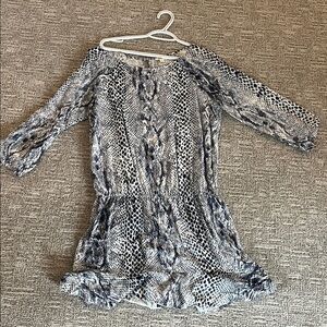 Stylish Snake Print Dress